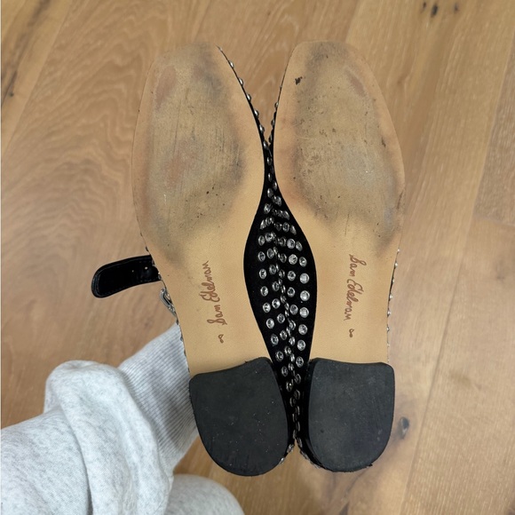 Sam Edelman Black Studded Flats - Picture 4 of 4